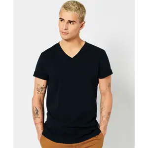 V-neck T-shirt with embroidered logo in organic cotton Superdry 1 image-1