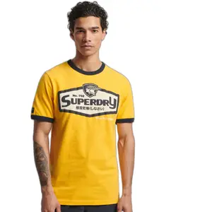 T-shirt clássica Superdry Core Logo American Ringer image-1