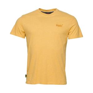 m1011245a-9eh-t-shirt-com-logotipo-superdry-essential-amarelo-vintage-mosqueado