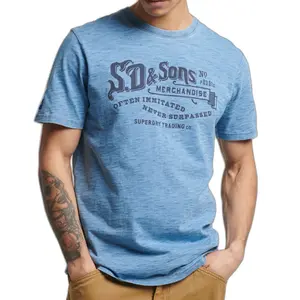 T-Shirt mit Bio-Baumwolle Superdry Vintage Script Style image-1