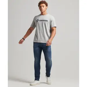 T-Shirt mit Logo-Applikation Superdry image-1