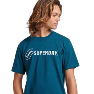 Camiseta con logotipo aplicado Superdry image-1