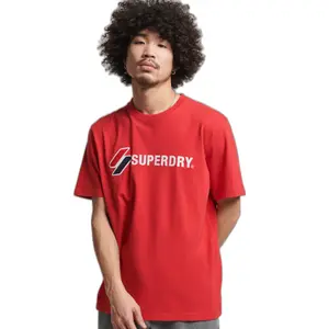 T-shirt com logótipo aplicado Superdry image-1