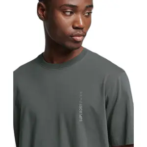 Weites T-Shirt Superdry Core Logo Linear image-1