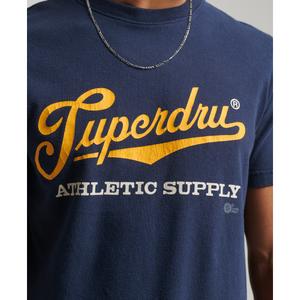 Biologisches T-Shirt Superdry Vintage Scripted College image-2