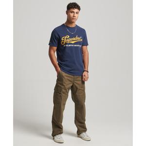 Biologisches T-Shirt Superdry Vintage Scripted College image-0
