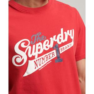 Biologisches T-Shirt Superdry Vintage Scripted College image-4