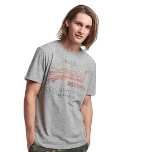 Biologisches T-Shirt Superdry Vintage Logo Cali image-0