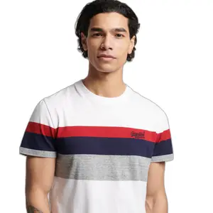 Striped T-shirt Superdry Orange Label image-3