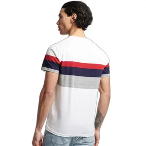 Striped T-shirt Superdry Orange Label image-2