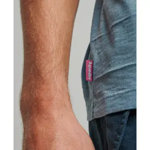 T-shirt texturé en coton bio Superdry Vintage image-3