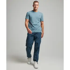 T-shirt texturé en coton bio Superdry Vintage image-1