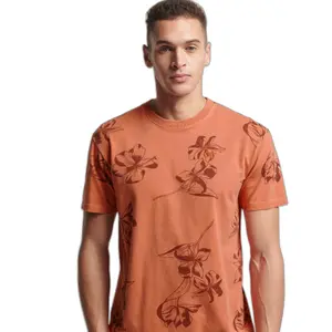 Bedrucktes überfärbtes T-Shirt Superdry image-1