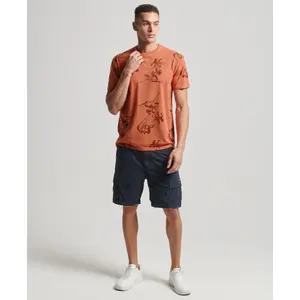 Bedrucktes überfärbtes T-Shirt Superdry image-0