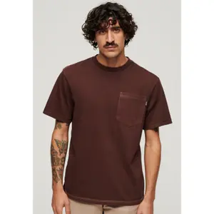 T-Shirt mit Tasche und Kontrastnähten Superdry image-1