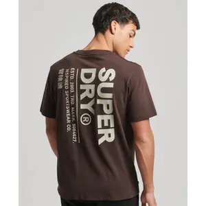 Camiseta suelta con logotipo Superdry Utility Sport image-3