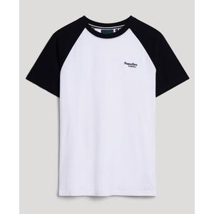 Baseball t-shirt med logo i økologisk bomuld Superdry Essential image-1