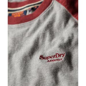 T-shirt de baseball coton bio Superdry Essential image-3