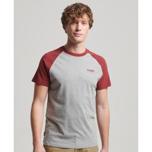 T-shirt de baseball coton bio Superdry Essential image-2