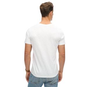 T-shirt melange e collo a V Superdry image-3