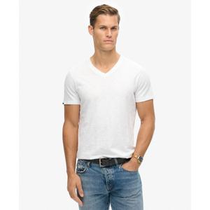 T-shirt melange e collo a V Superdry image-1