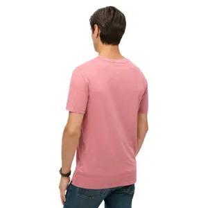 T-shirt melange e collo a V Superdry image-3