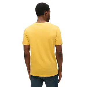 T-shirt melange e collo a V Superdry image-3