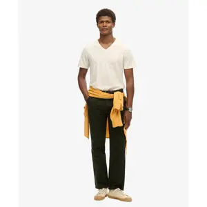 T-shirt melange e collo a V Superdry image-2