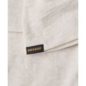 T-shirt melange e collo a V Superdry image-5