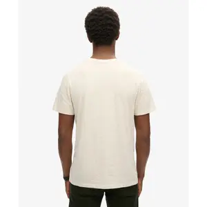 T-shirt melange e collo a V Superdry image-3