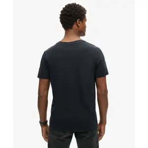 Geribbelde T-shirt met V-hals Superdry image-3