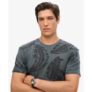 Überfärbtes bedrucktes T-Shirt Superdry Vintage image-4