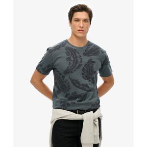 Überfärbtes bedrucktes T-Shirt Superdry Vintage image-1