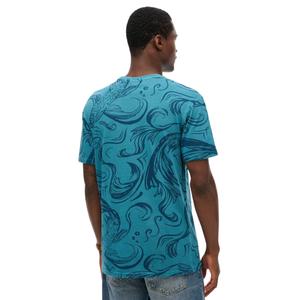 Überfärbtes bedrucktes T-Shirt Superdry Vintage image-3