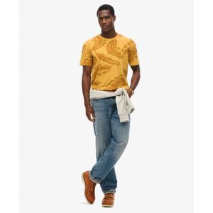 Überfärbtes bedrucktes T-Shirt Superdry Vintage image-1