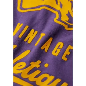 T-shirt com padrão Superdry Track And Field Athletic image-4