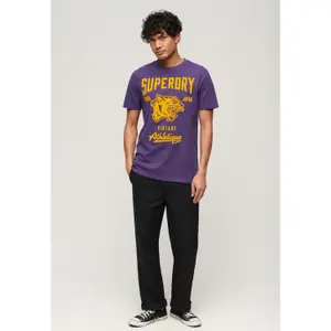 T-shirt com padrão Superdry Track And Field Athletic image-2
