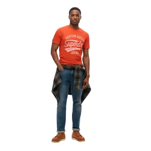 T-Shirt Superdry Copper Label Script image-1