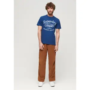 T-Shirt Superdry Copper Label Script image-1