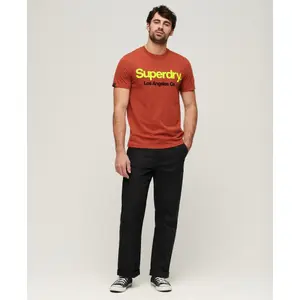 Klasické tričko s logem Superdry Core Washed image-3