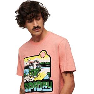 Großes T-Shirt mit Neonmuster Superdry Travel image-4