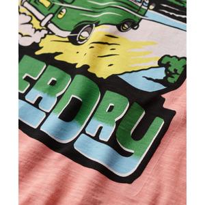 Großes T-Shirt mit Neonmuster Superdry Travel image-5