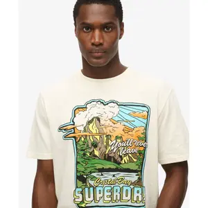 Großes T-Shirt mit Neonmuster Superdry Travel image-4