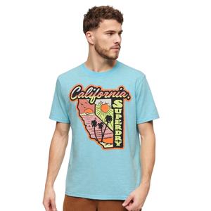 Großes T-Shirt mit Neonmuster Superdry Travel image-1