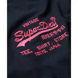 Maglietta con logo fluorescente Superdry Vintage image-5