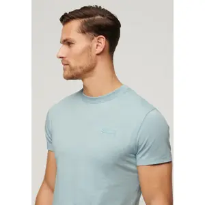 Besticktes T-Shirt mit Logo aus Bio-Baumwolle Superdry Essential image-1