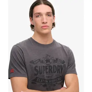 Camiseta estampada Superdry Workwear Script image-4