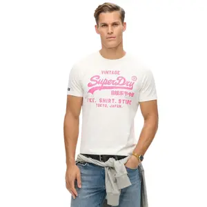 Camiseta estampada Superdry Neon Vintage Logo image-1