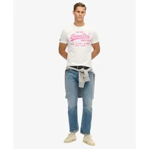 Camiseta estampada Superdry Neon Vintage Logo image-2