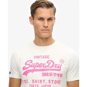 Camiseta estampada Superdry Neon Vintage Logo image-4